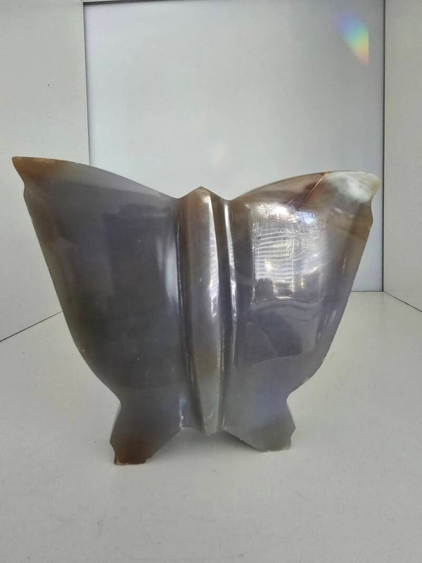 Ocean Jasper Freestanding Butterfly Carving M7