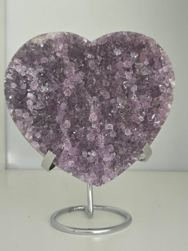Brazillian Ameythst Heart 1116g Z407
