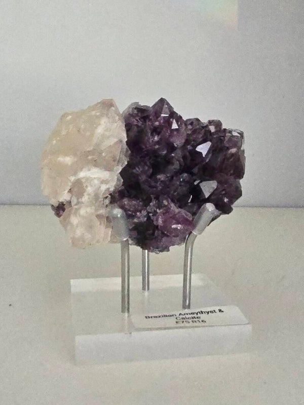Brazillian Ameythst & Calcite Cluster R16