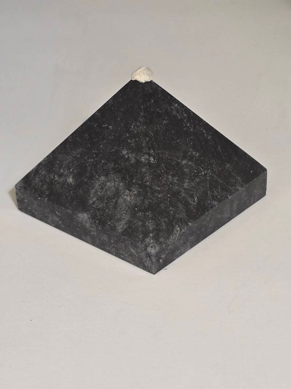 Large Black Tourmaline in Quartz Pyramid CX381