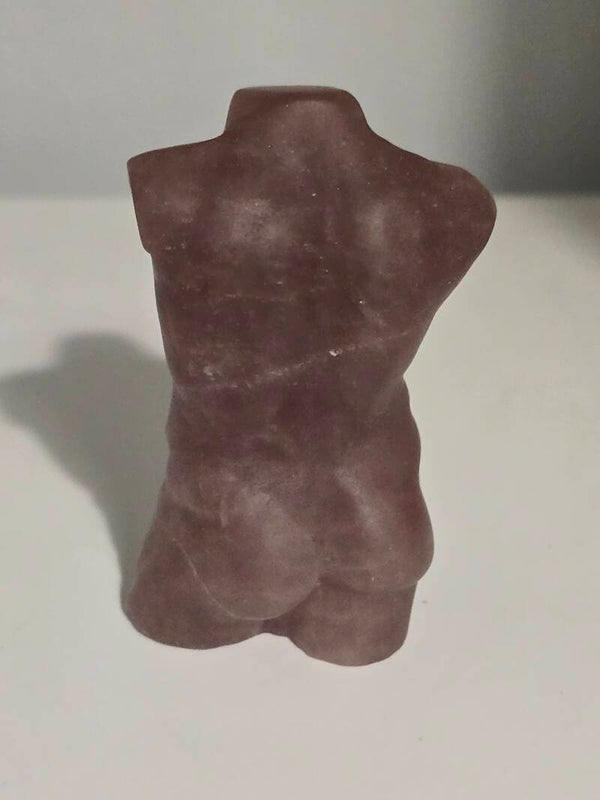 Strewberry Quartz Male Carving C2186