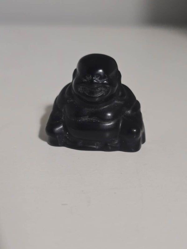 Black Obsidian laughing buddha CX305
