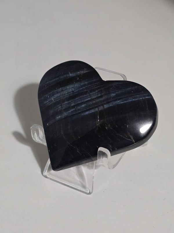 Blue Tigers Eye Heart C2025