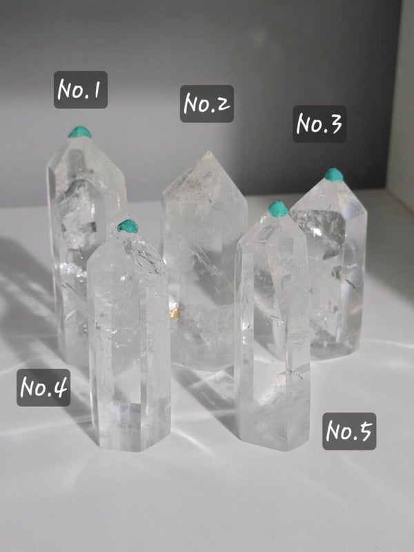 Clear Quartz Towers