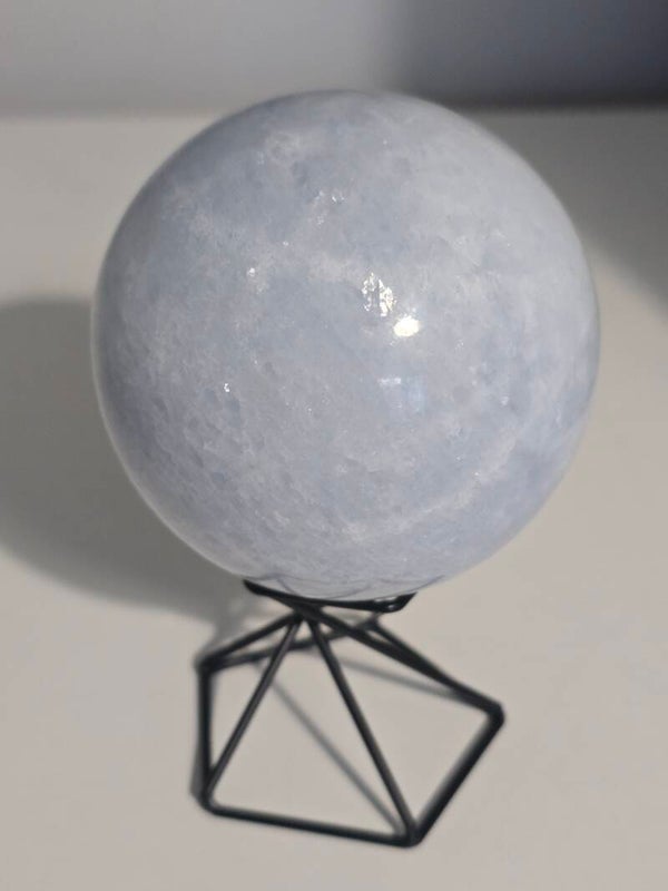 Blue Calcite sphere CX121