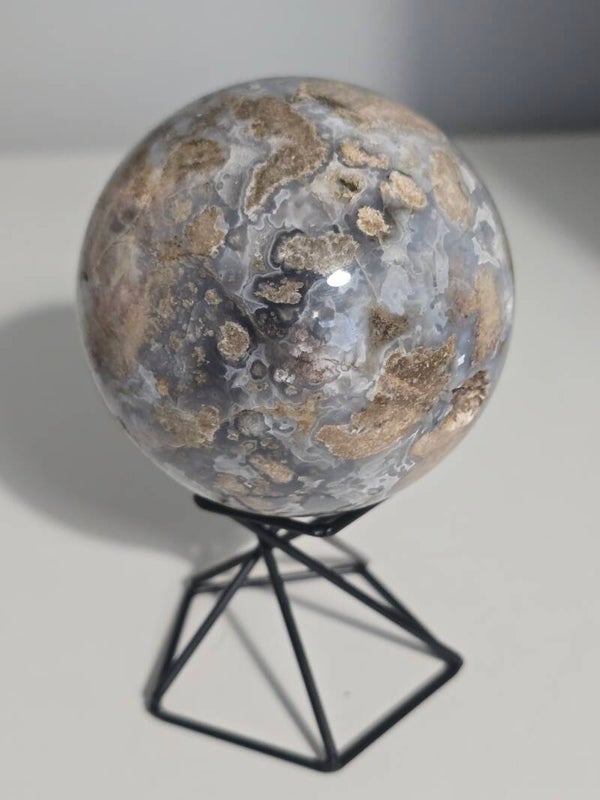 Ocean Jasper Sphere 424g 7cm