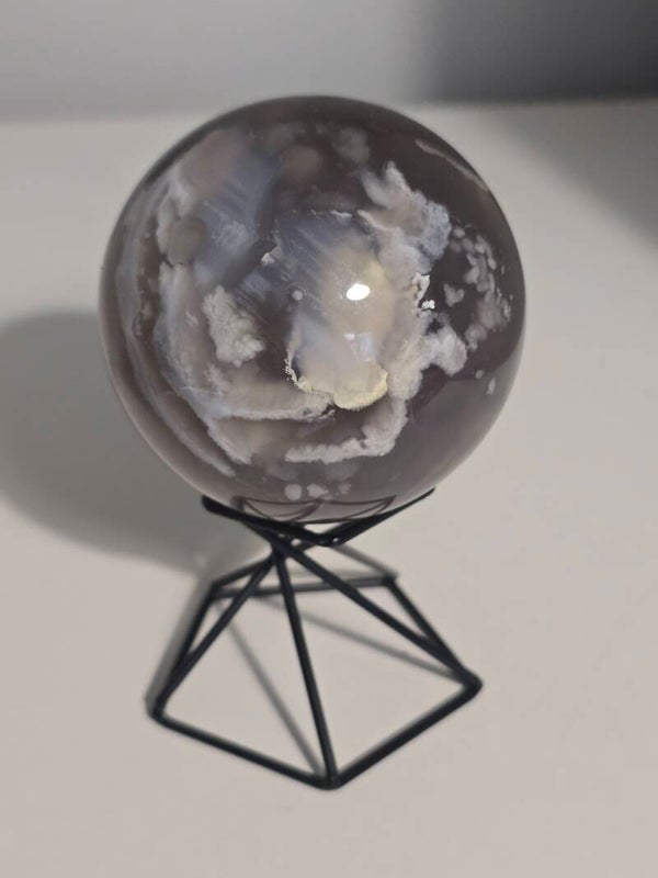 Flower Agate Sphere Z301