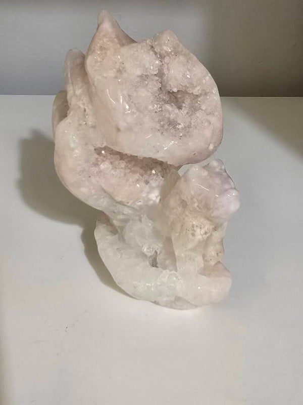 Pink Amethyst 9 Tails Fox 332g Z436