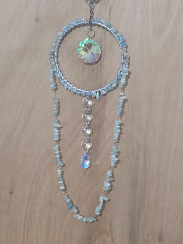 Carrabian Calcite Suncatcher