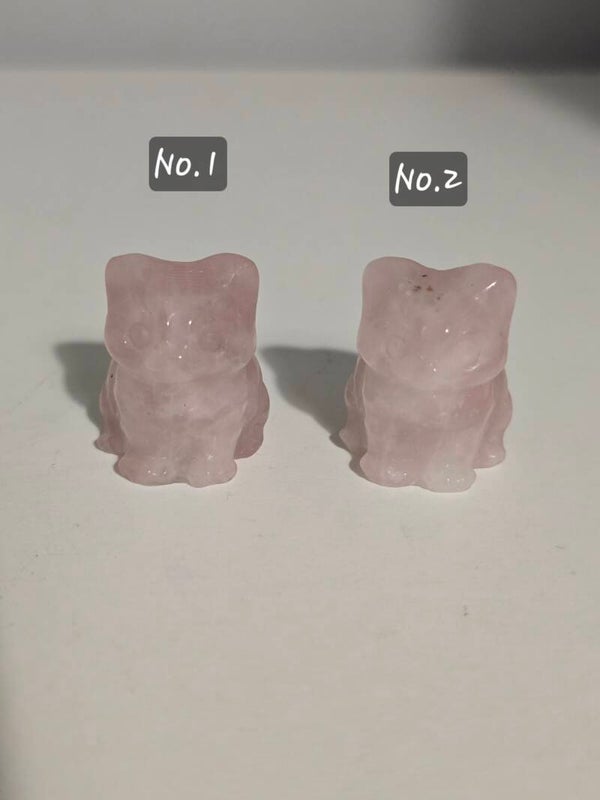 Rose Quartz Cats