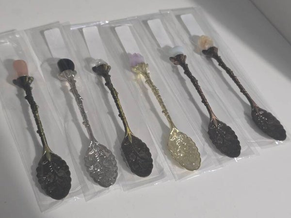 Crystal & Metal Spoons