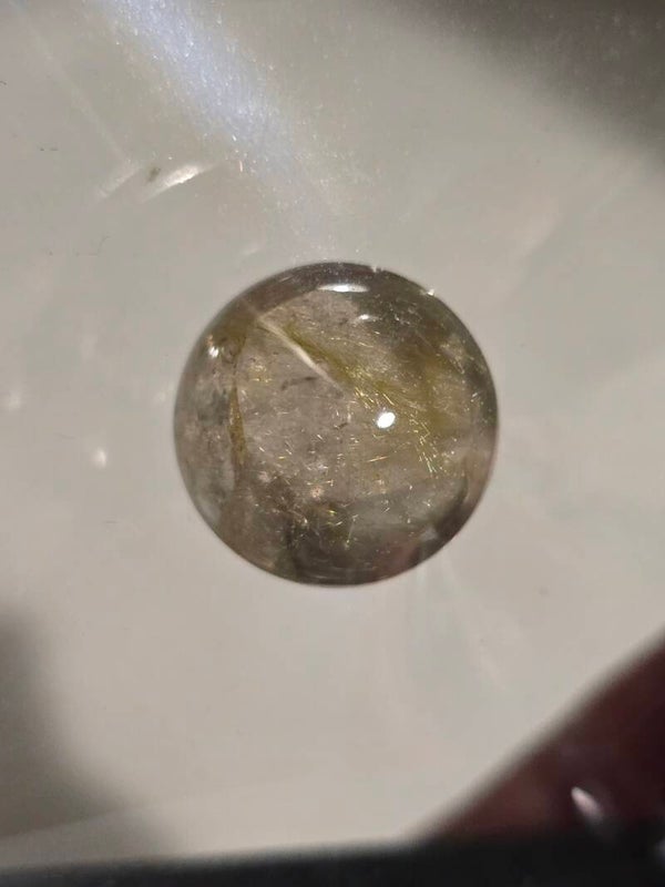 Gold Rutile Sphere D78