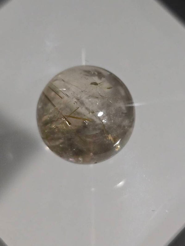 Gold Rutile Sphere D77