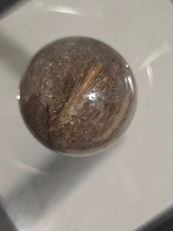 Gold Rutile Sphere R109