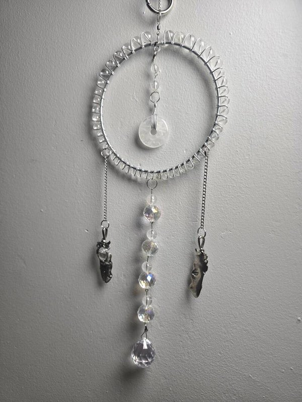 Clear Quartz Suncatcher