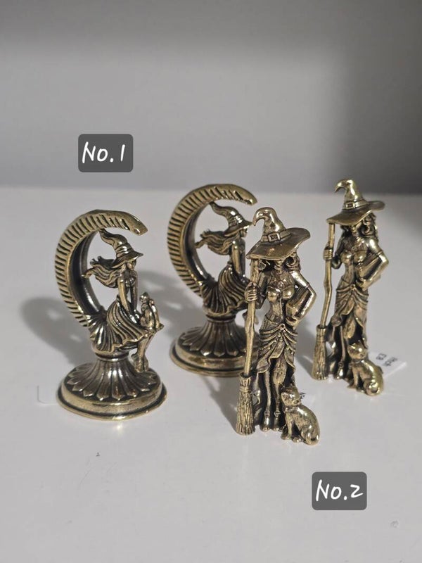 Brass Witch Figures