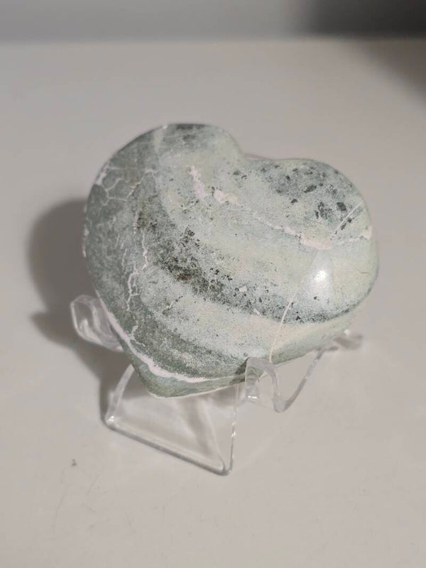 Green Sardonyx Heart R270A