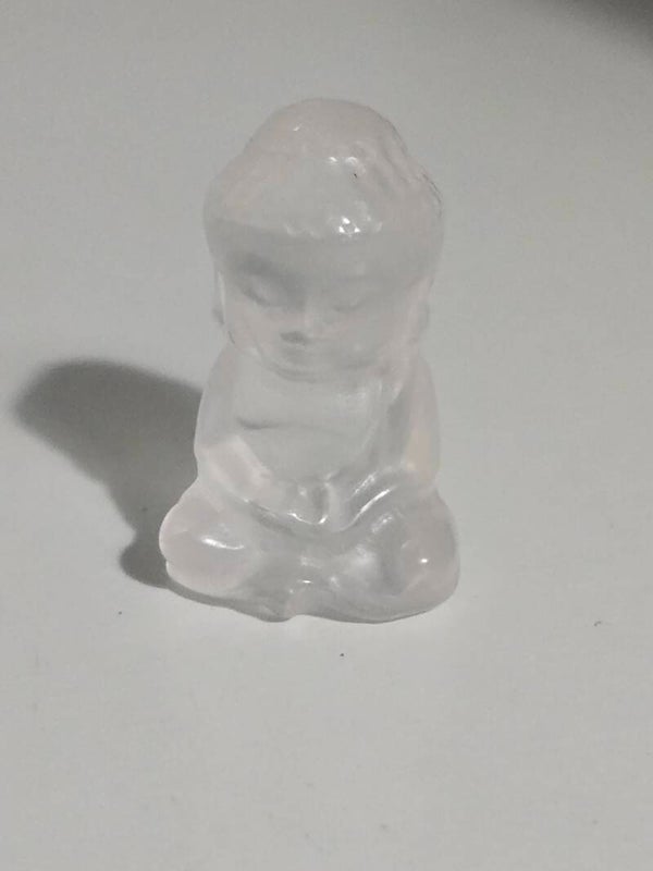 Clear Quartz Buddha Carving S54