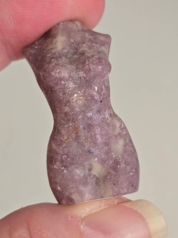 Lepidolite Lady Body Carving S60