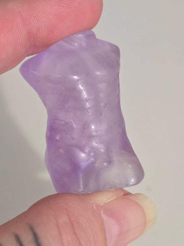 Amethyst Male Figure Carving S65