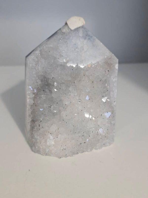 Agate Freeform Druzy Tower LW15