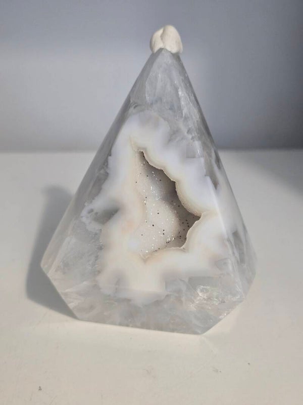 Agate Freeform Druzy Point LW13