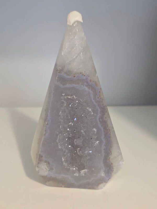 Agate Freeform Druzy Point LW10