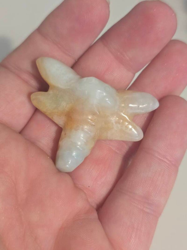 Carrabian Calcite Dragonfly Carving R292D