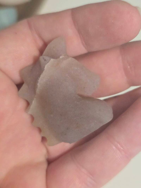 Pink Strewberry Unicorn Carving R291C