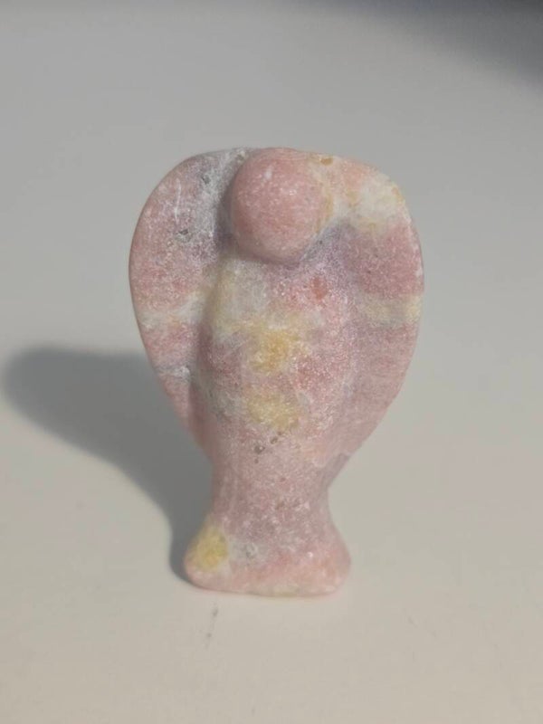 Blossom Tourmaline Angel Carving R234C