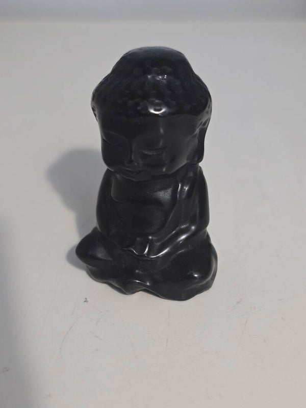 Obsidian Buddha Carving R227