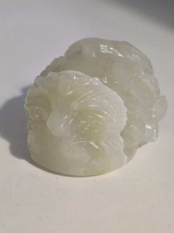 Afgan Jade 9tails Fox Carving R370