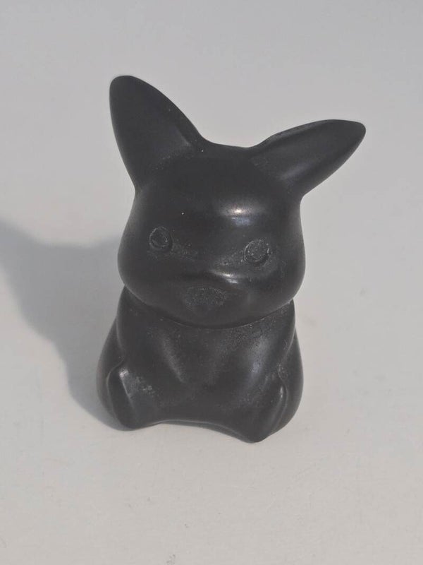 Black Obsidian Peeka Carving R252 B