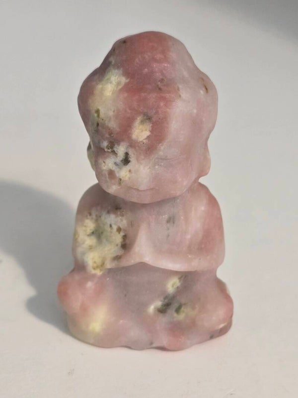 Pink Blossom Tourmaline Buddha R383