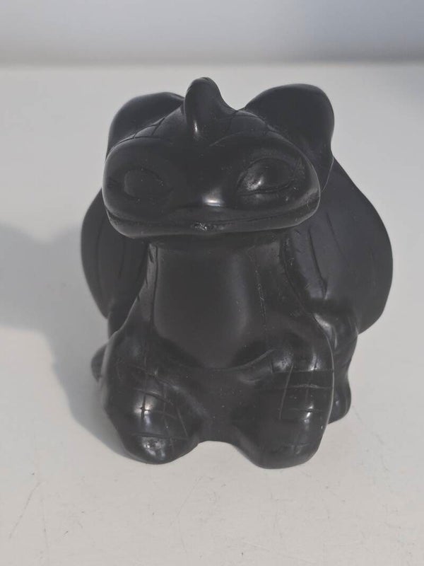 Obsidian Toothless Carving R368