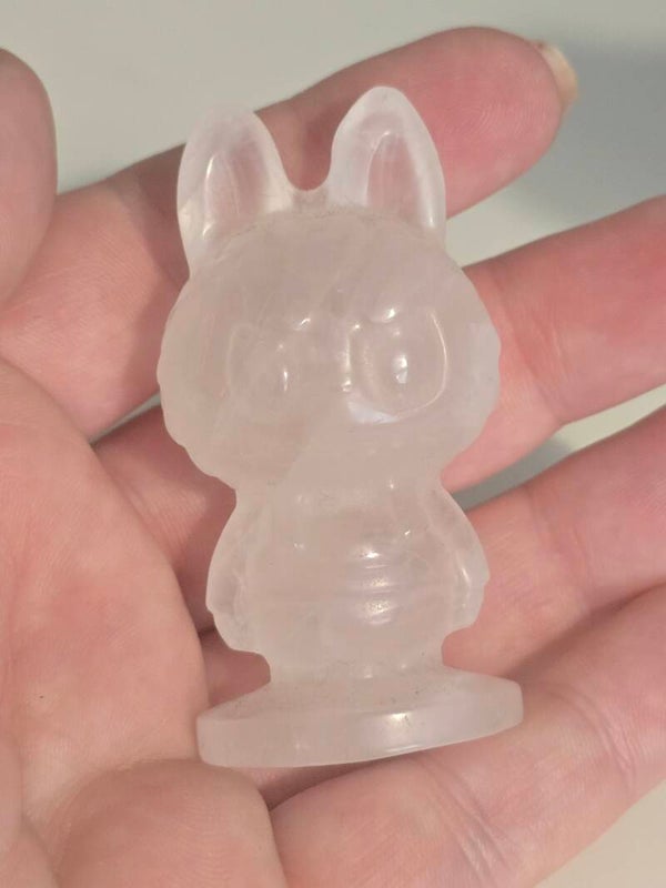 Clear Quartz Labubu R466