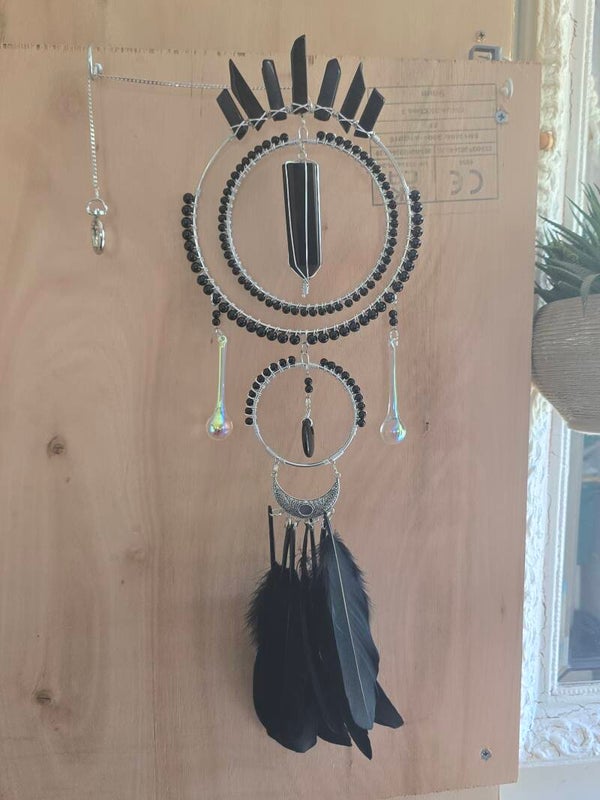 Black Obsidian Suncatcher