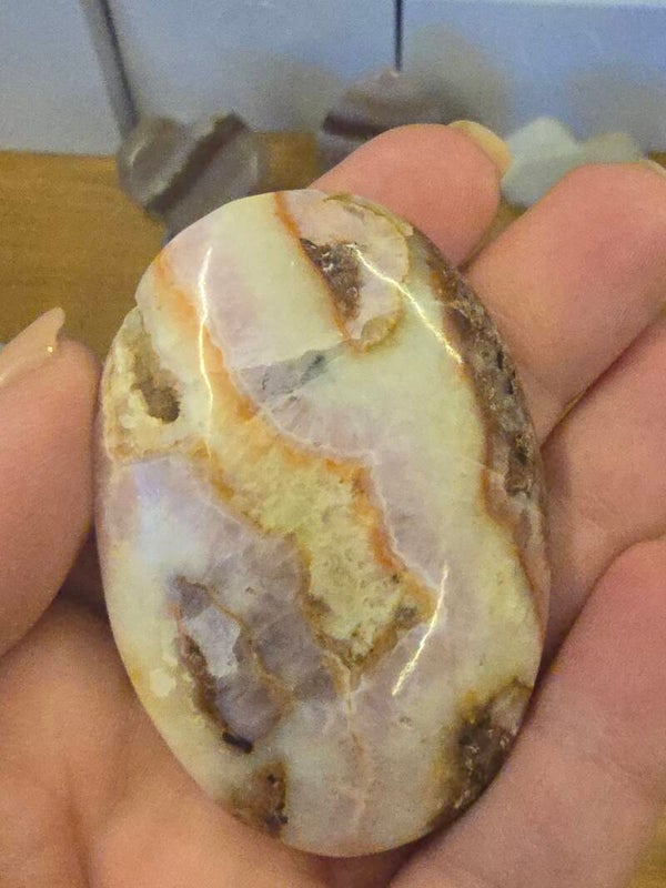 Pink Aragonite Palm F56