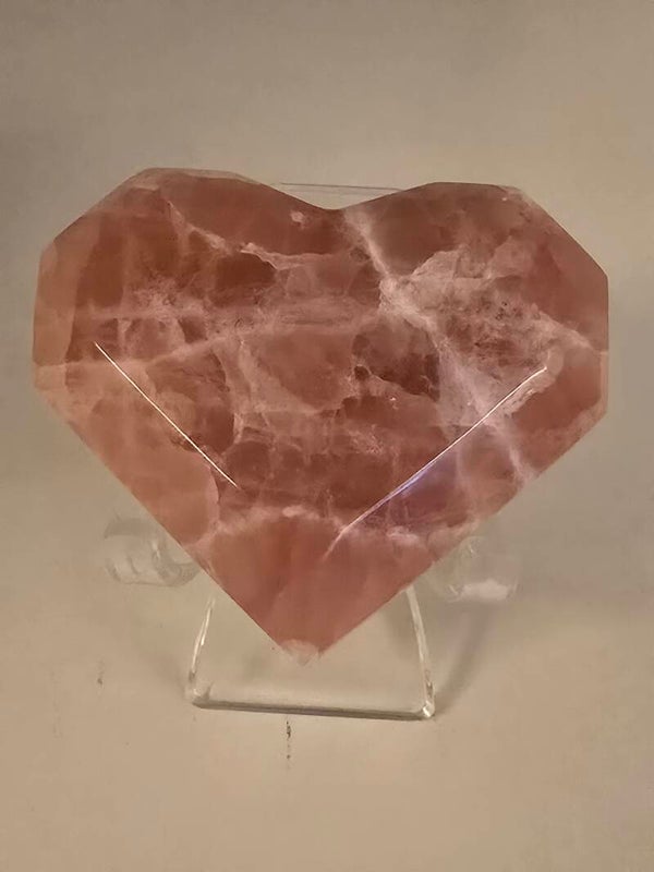 Rose Calcite Heart F35