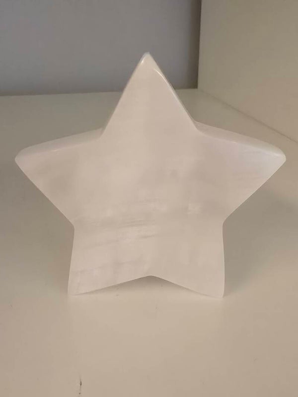 Pink Mango Calcite Freestanding Star F14
