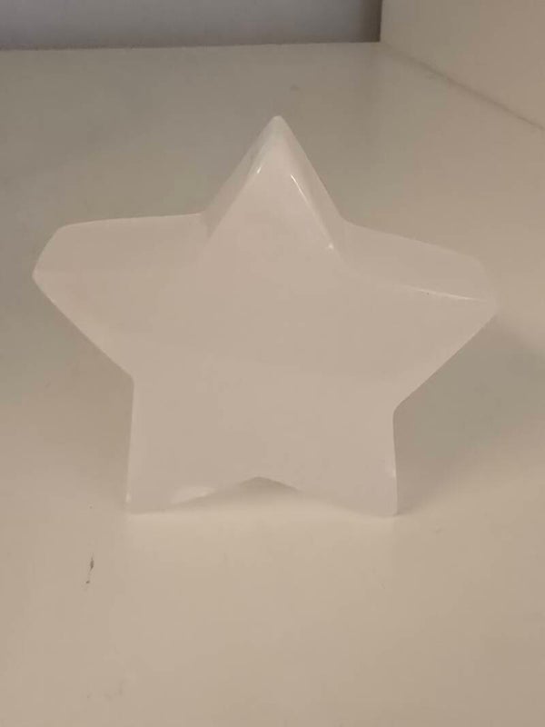 Pink Mango Calcite Freestanding Star F15