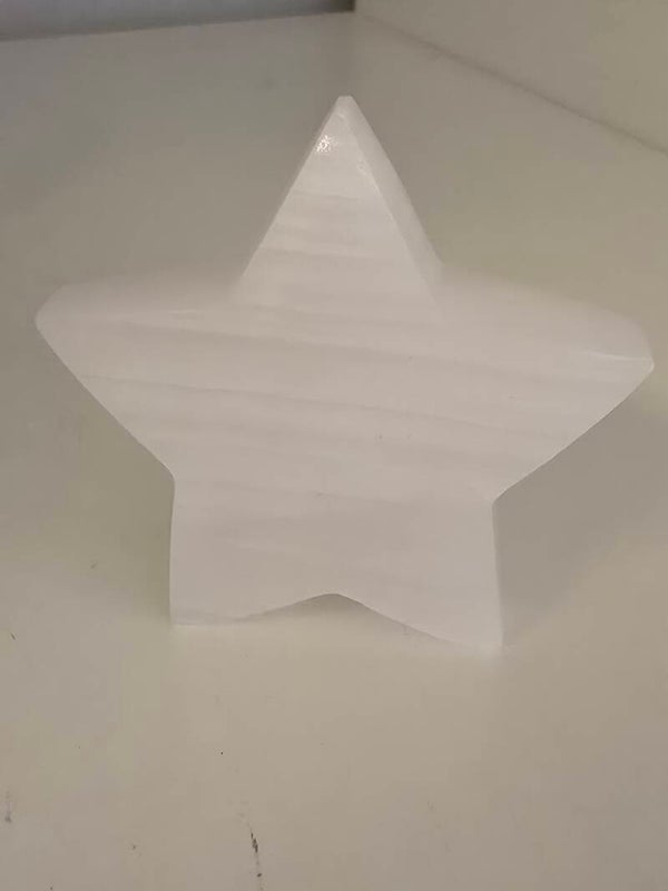 Pink Mango Calcite Freestanding Star F16