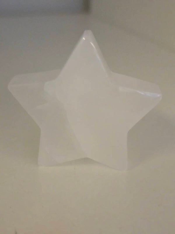 Pink Mango Calcite Freestanding Star F18