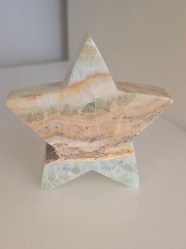 Carrabian Calcite Star Freestanding F21