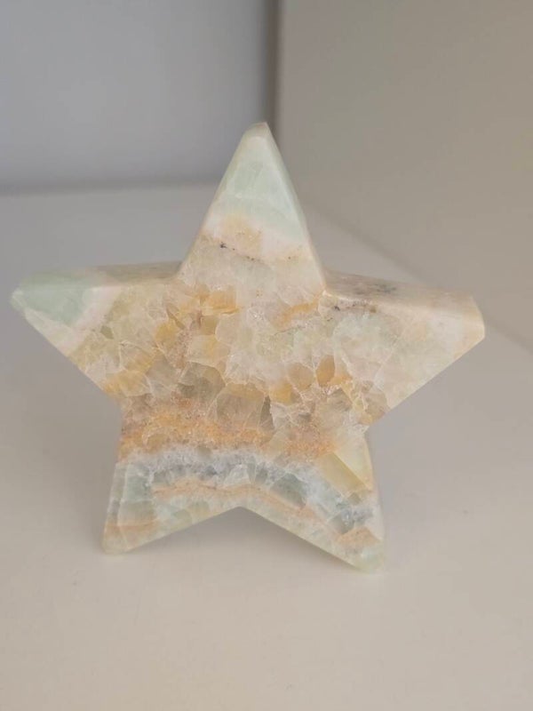 Carrabian Calcite Star Freestanding F23