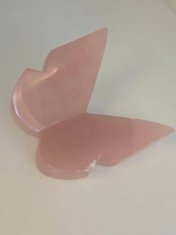 Rose Calcite 3D Butterfly F67