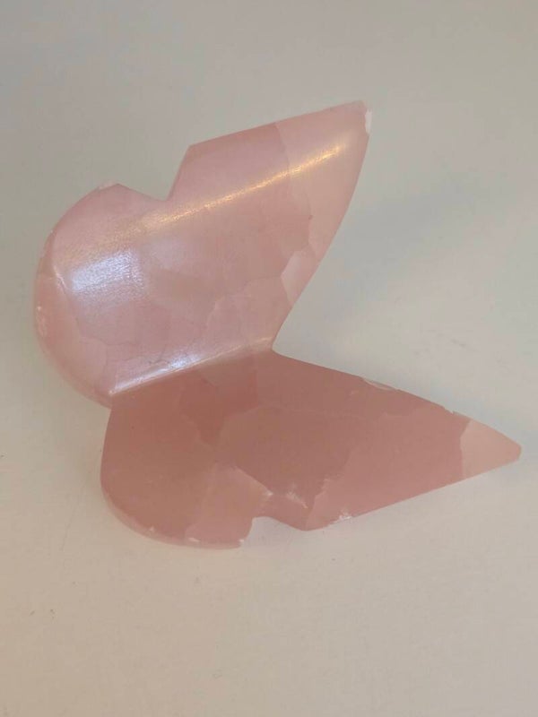 Rose Calcite 3D Butterfly F61