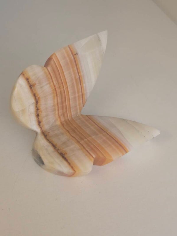 Orange Banded Calcite 3D Butterfly F76