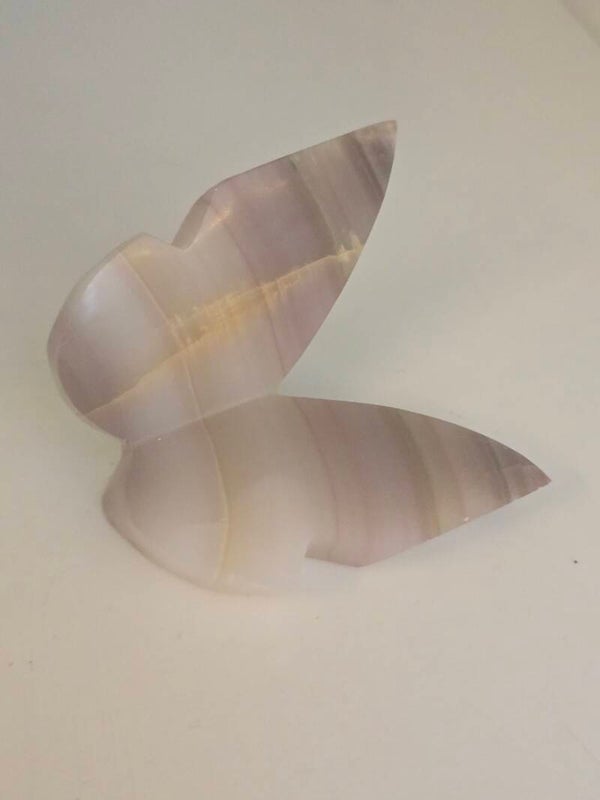 Pink Banded Onyx 3D Butterfly F62