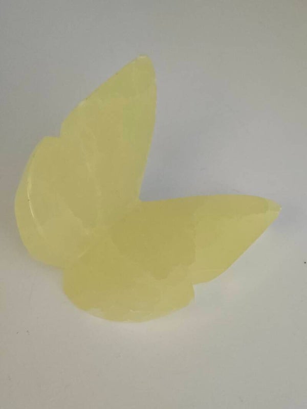Lemon Calcite 3D Butterfly F73